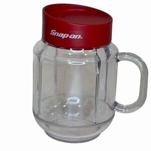 Snap-On Red Retro Smoothie Maker Plastic Mug 16oz  #SSX21P136 Measuring Cup Only